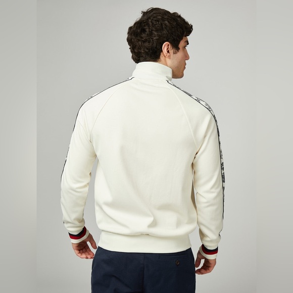 Ben Sherman Team GB Taped Track Top - Ivory - Picture 2 of 5
